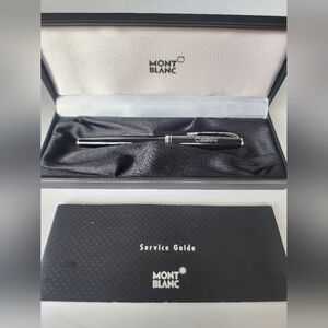 Vintage Montblanc Generation Black Chrome Ballpoint Pen Canon Branded